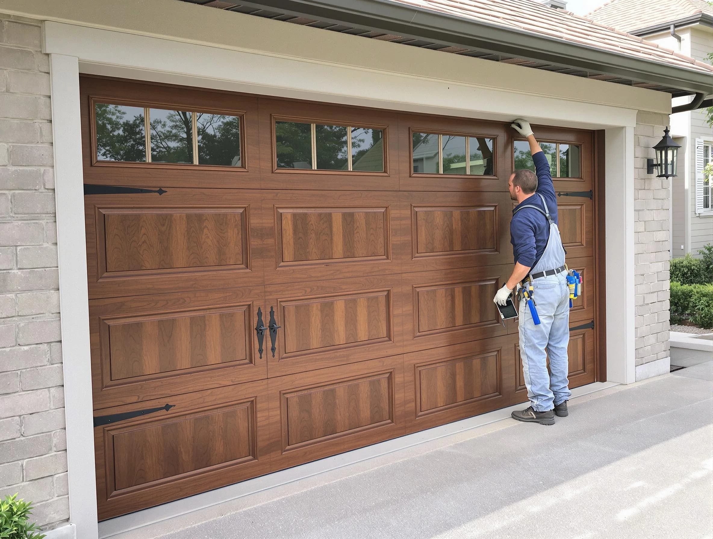Custom garage door showcase by Ponderosa Park Garage Door Repair in Ponderosa Park