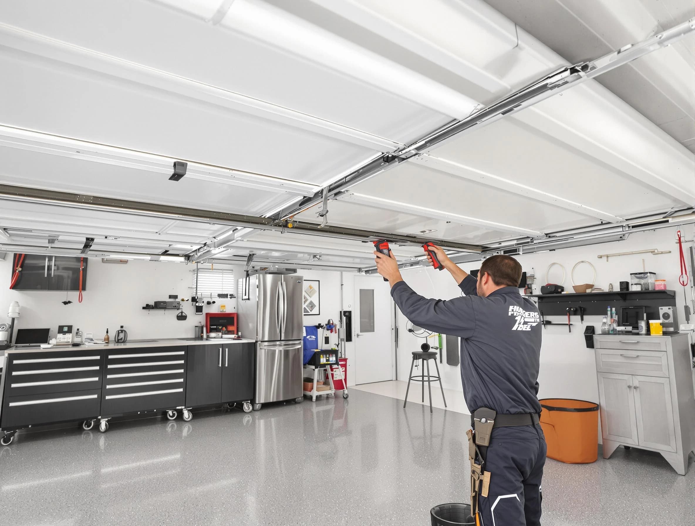 Overhead garage door repair service by Ponderosa Park Garage Door Repair in Ponderosa Park