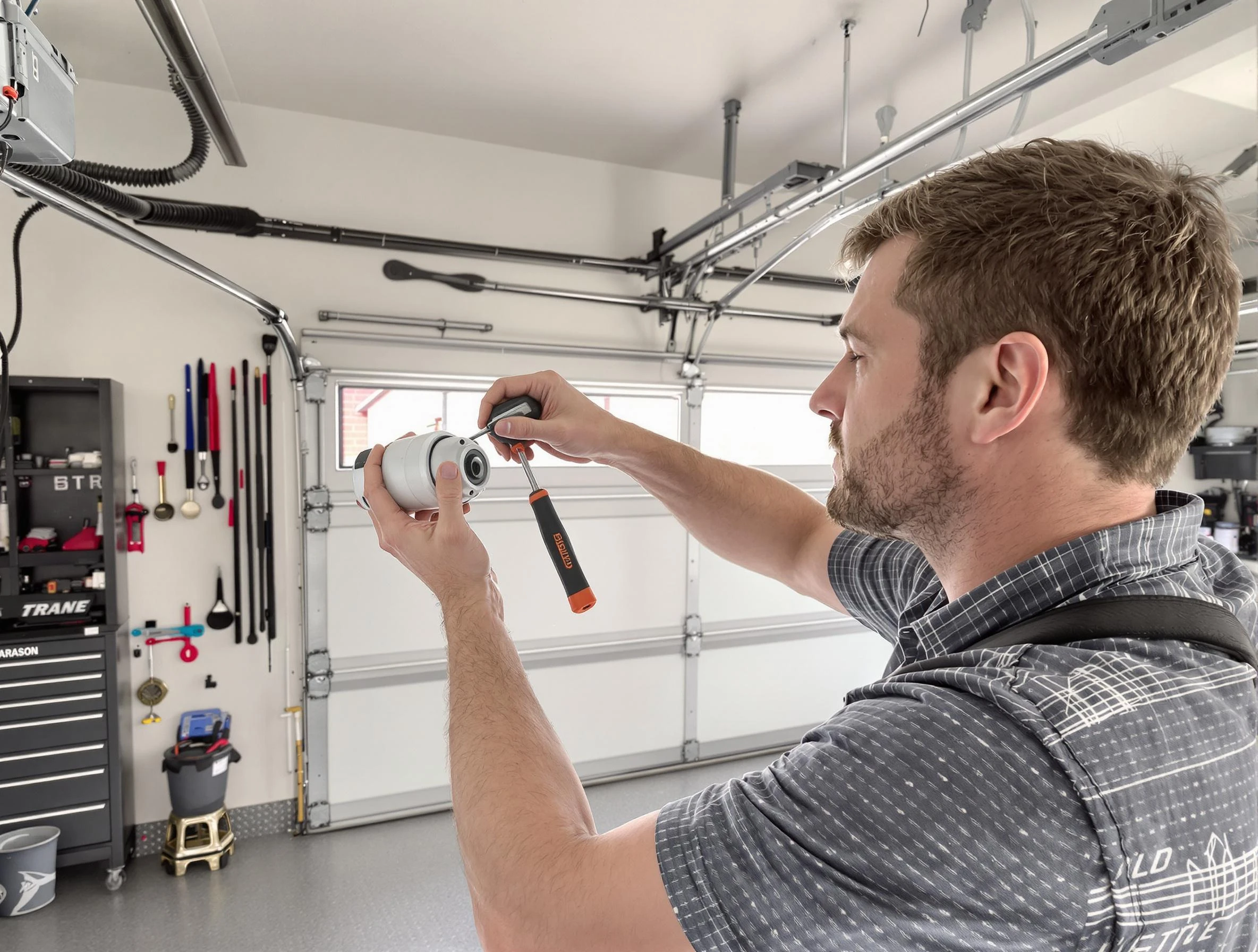 Garage door opener repair service by Ponderosa Park Garage Door Repair in Ponderosa Park