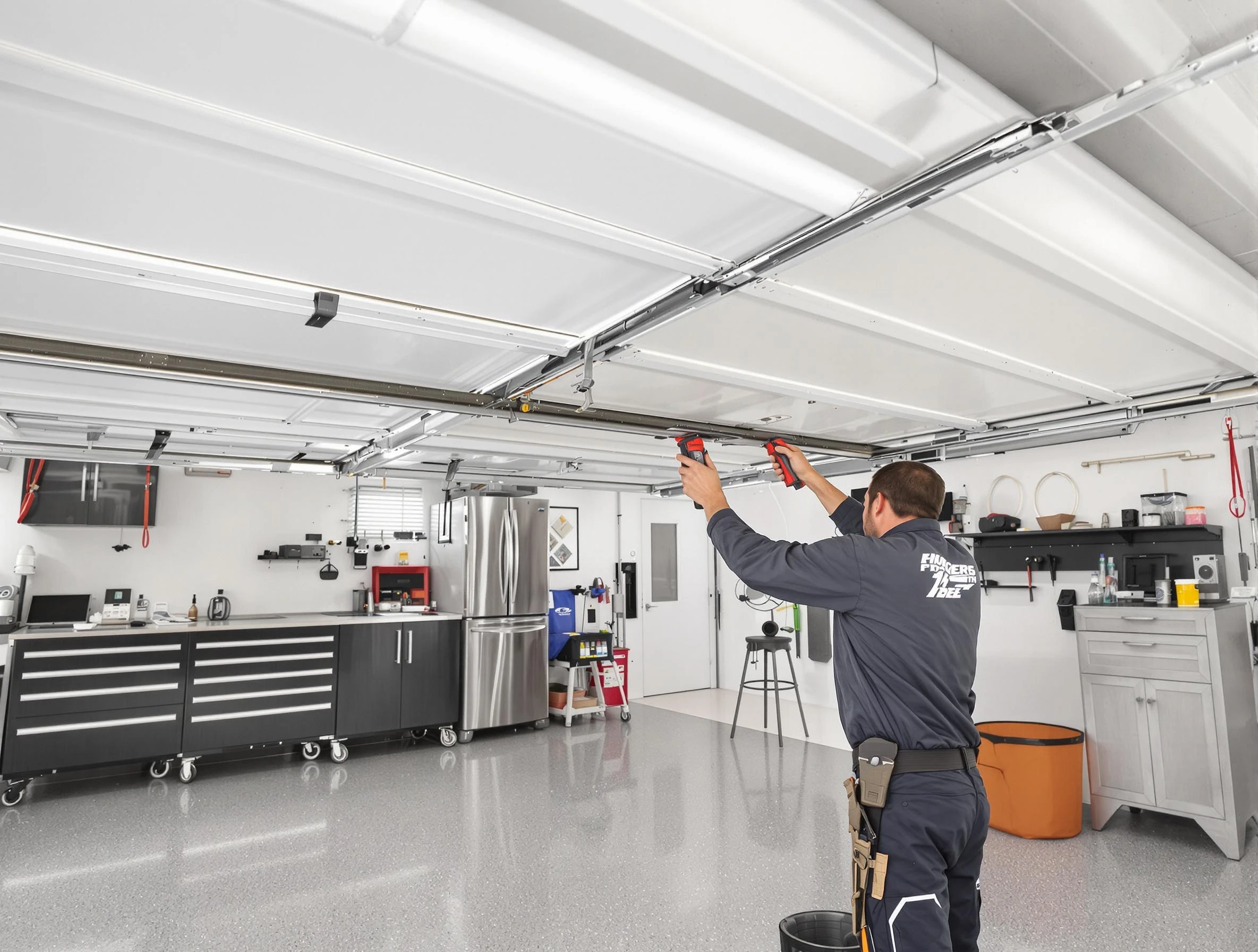 Overhead garage door repair service by Ponderosa Park Garage Door Repair in Ponderosa Park