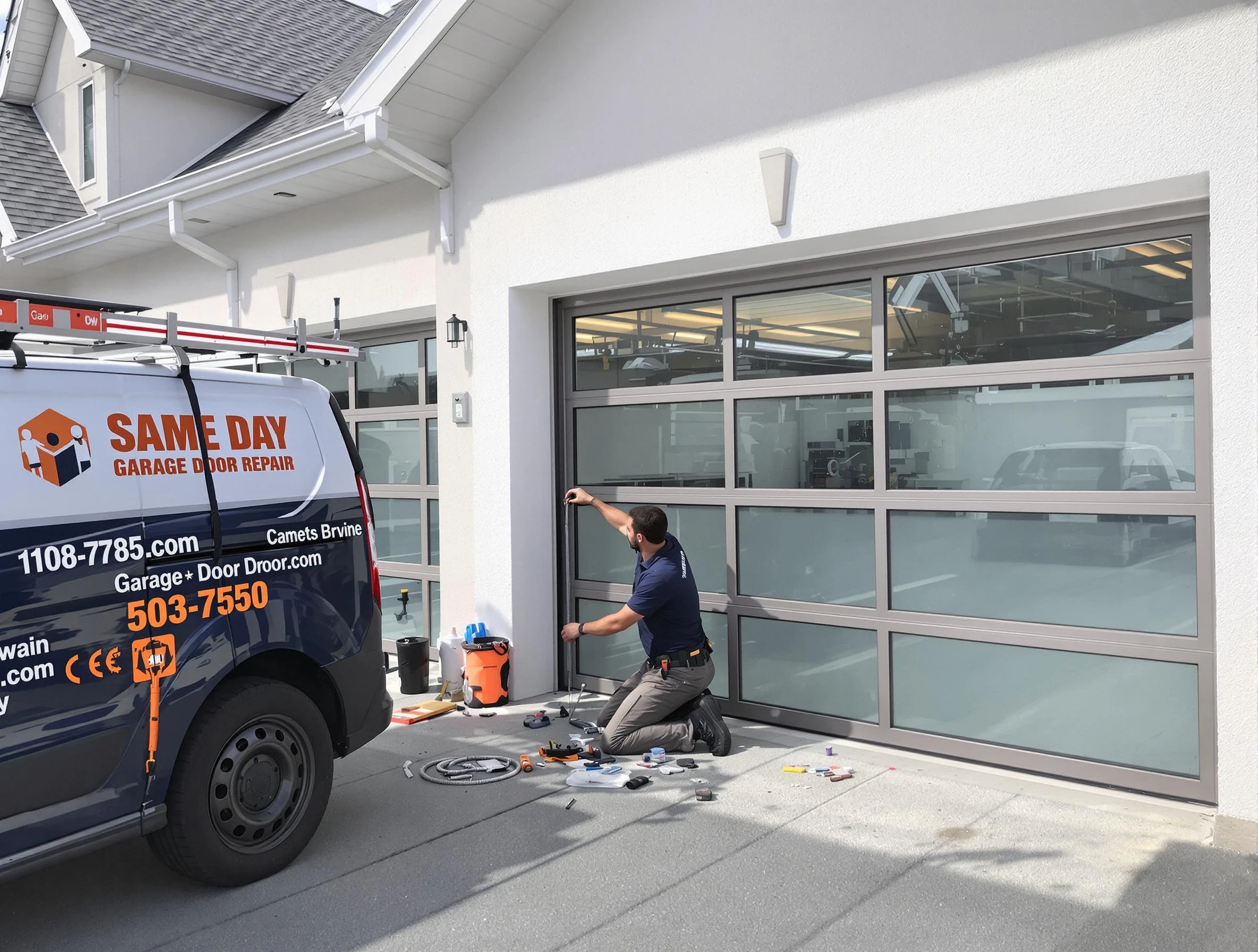 Same-day garage door repair service by Ponderosa Park Garage Door Repair in Ponderosa Park